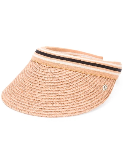 Helen Kaminski Marina Visor Hat In Neutrals