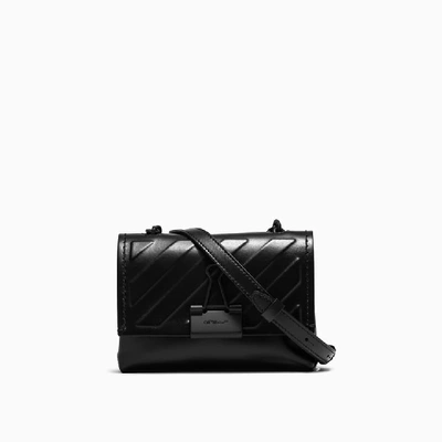 Off-white Diag Embossed Soft Medium Bag Owna120e20lea009 In Black