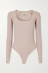 ALIX NYC SULLIVAN STRETCH-JERSEY THONG BODYSUIT