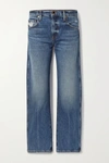 KHAITE KERRIE MID-RISE STRAIGHT-LEG JEANS