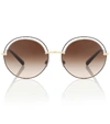 DOLCE & GABBANA ROUND SUNGLASSES,P00484862