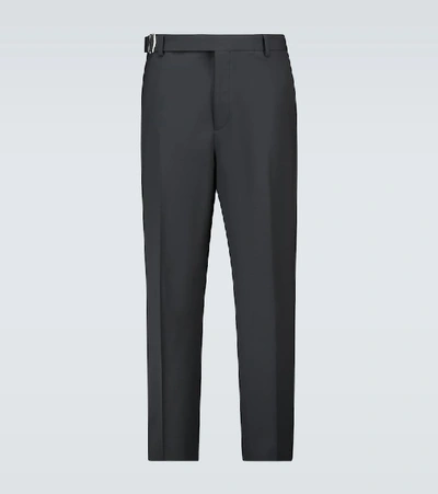 Valentino Straight-leg Track Pants In Blue