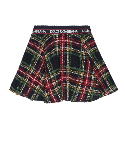 Dolce & Gabbana Kids Skirt For Girls In Blue