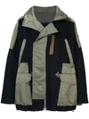 SACAI TWO-TONE PADDED JACKET