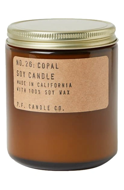 P.f Candle Co. Soy Candle, 7.2 oz In Copal