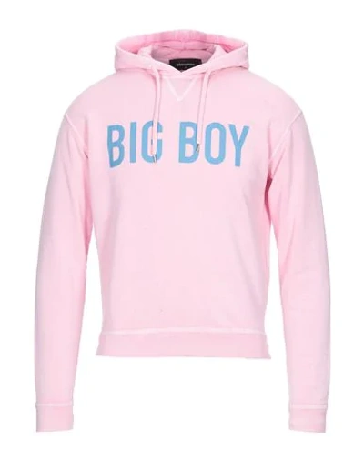 Dsquared2 Hooded Sweatshirt In Light Pink