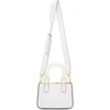 FENDI WHITE MINI 'FOREVER FENDI' BAG