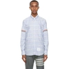 THOM BROWNE MULTICOLOR OXFORD CHECK STRAIGHT FIT SHIRT
