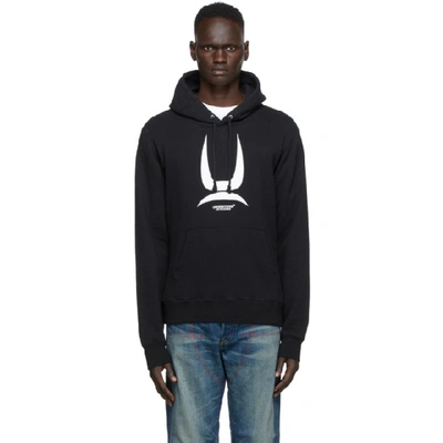 Undercover Logo Print Hoodie In Black