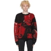 MISBHV MISBHV RED AND BLACK KOZUE SWEATER