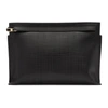 LOEWE LOEWE BLACK LINEN T POUCH