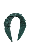Shashi Etoile Headband In Emerald