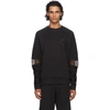 FENDI BLACK 'FOREVER FENDI' DETAIL SWEATSHIRT