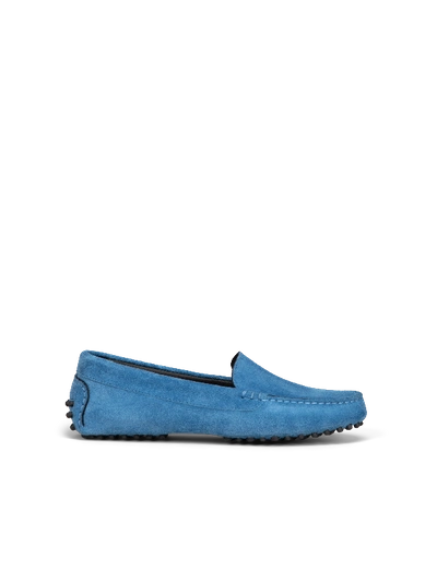 M. Gemi The Felize Suede In Blue Stone