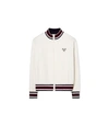 Tory Sport Tory Burch Tech Knit Tennis Jacket In Snow White