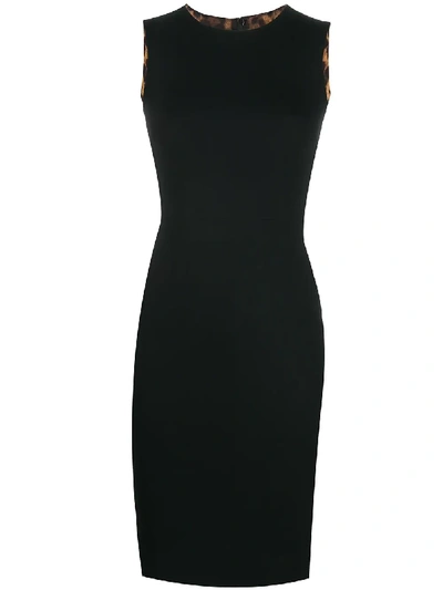 Pre-owned Dolce & Gabbana Sleeveless Fitted Dress In Black