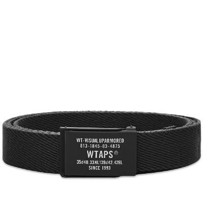Wtaps Web Belt In Black