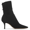 GIANVITO ROSSI STRETCH SOCK ANKLE BOOTS