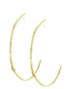 ALI GRACE JEWELRY OVERSIZED GOLD HOOP EARRINGS