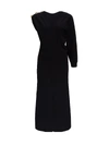 Givenchy Asymmetrical Dress With 4g Buttons In Black