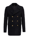 GIVENCHY WOOLEN CLOTH PEACOAT WITH 4G BUTTONS,11511622