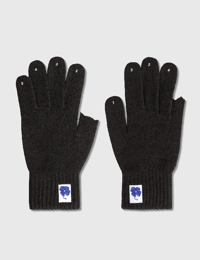 Ader Error Cinder Gloves In Black