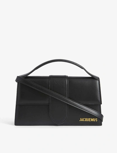 Jacquemus Black Le Grand Bambino Leather Top Handle Bag