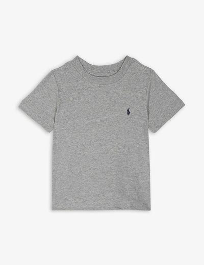 Ralph Lauren Kids' T-shirt Gray In Andover Hthr
