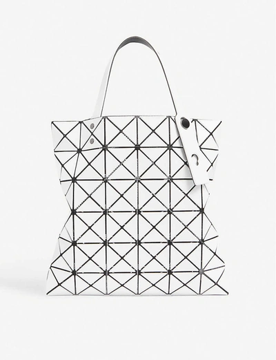 Bao Bao Issey Miyake Lucent Mini Pvc Tote Bag In White