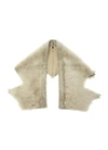 KARL DONOGHUE REVERSIBLE LAMBSKIN SHEARLING MIDI SCARF