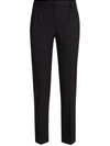 Dolce & Gabbana Stretch-wool Tailored Trousers In Black