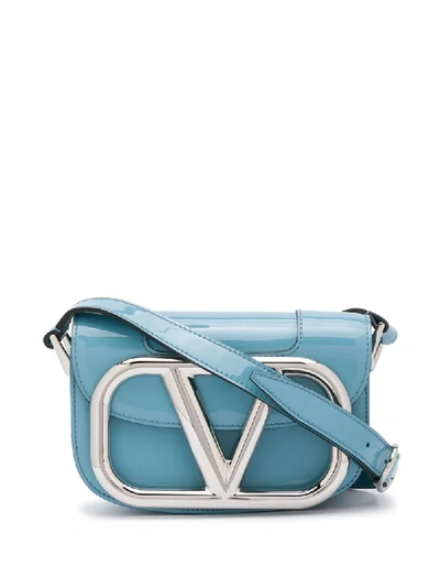 Valentino Garavani Supervee Crossbody Bag In Blue