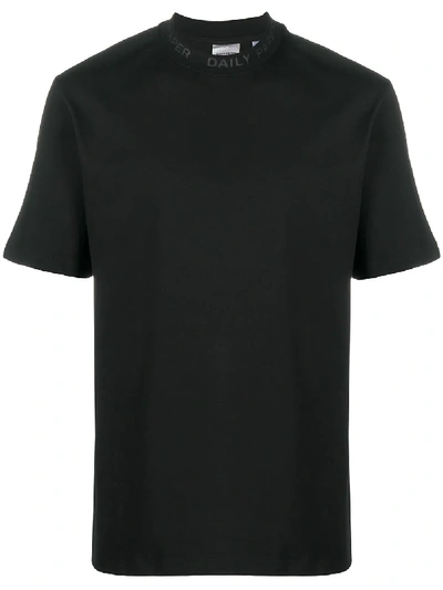 DAILY PAPER MOCK-NECK BOXY T-SHIRT 