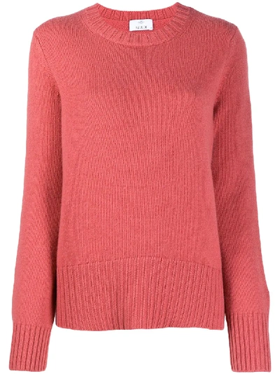 Allude Oversized Cashmere Jumper In Pink