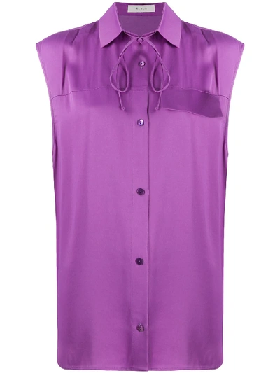 Aeron Sleeveless Shirt In Purple