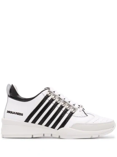 Dsquared2 White And Black 251 Woman Trainers