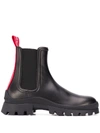 DSQUARED2 LOGO-TAPE CHELSEA BOOTS