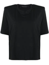 FEDERICA TOSI PADDED SHOULDER T-SHIRT