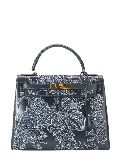 Jay Ahr Hermès Kelly Tote Bag In Blue