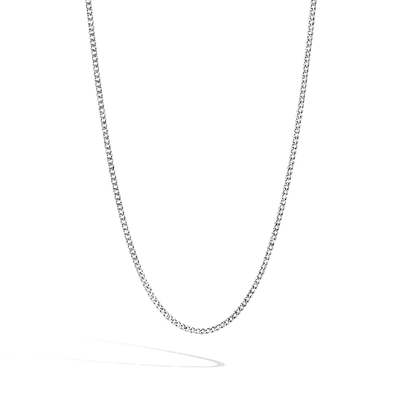 John Hardy Curb Chain 2.1mm Necklace In Sterling Silver