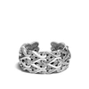John Hardy Classic Asli-link Sterling Silver Medium Kick Cuff Bracelet In Multicolor