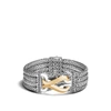 John Hardy Women's Classic Chain Asli-link Sterling Silver & 18k Yellow Gold Multi-row Bracelet In Silver And Gold