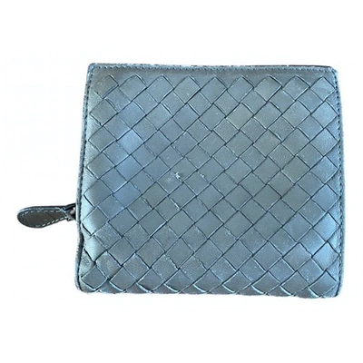 Pre-owned Bottega Veneta Leather Small Bag In Grey