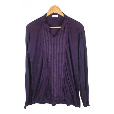 Pre-owned Issey Miyake T-shirt In Purple