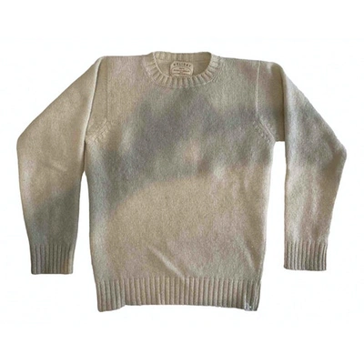 Pre-owned Holiday Ecru Wool Knitwear