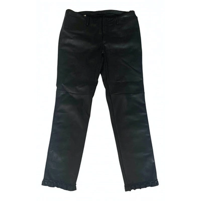 Pre-owned Philosophy Di Lorenzo Serafini Straight Pants In Black