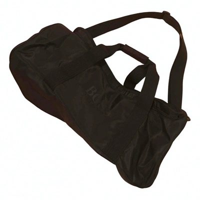 Pre-owned Hugo Boss Black Cloth Travel Bag