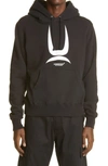 UNDERCOVER LOGO HOODIE,UCZ4893-6