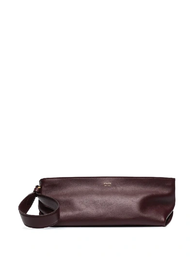 Khaite Alma Clutch Bag In Purple