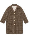 GUCCI SQUARE G PATTERNED COAT